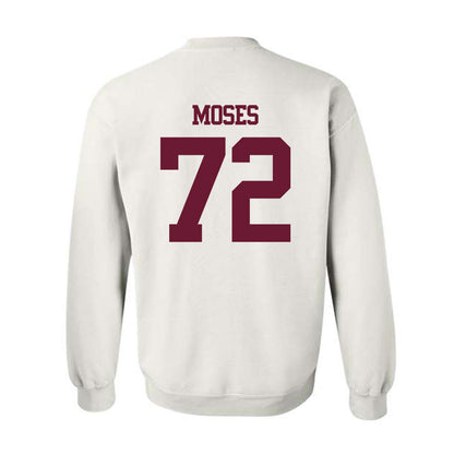 Texas A&M - NCAA Football : Joshua Moses - Statement Shersey Crewneck Sweatshirt-1