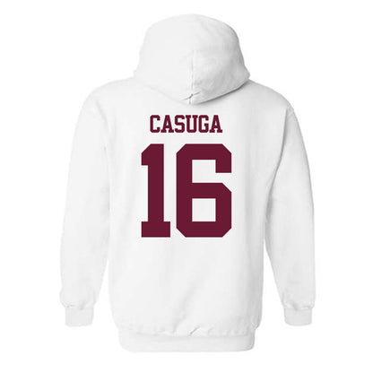 Texas A&M - NCAA Football : Helaman Casuga - Statement Shersey Hooded Sweatshirt-1