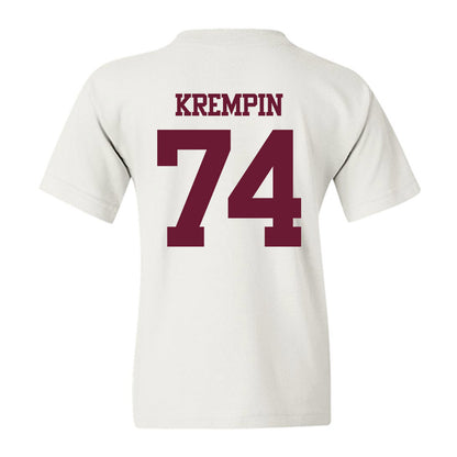 Texas A&M - NCAA Football : Zaden Krempin - Statement Shersey Youth T-Shirt-1