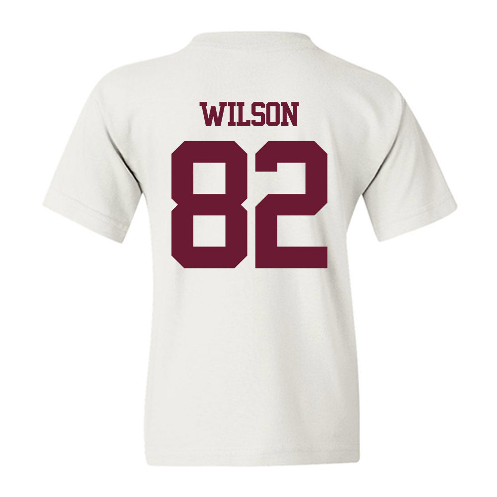 Texas A&M - NCAA Football : Jonah Wilson - Statement Shersey Youth T-Shirt-1