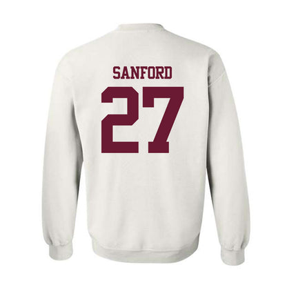 Texas A&M - NCAA Football : Daymion Sanford - Statement Shersey Crewneck Sweatshirt-1