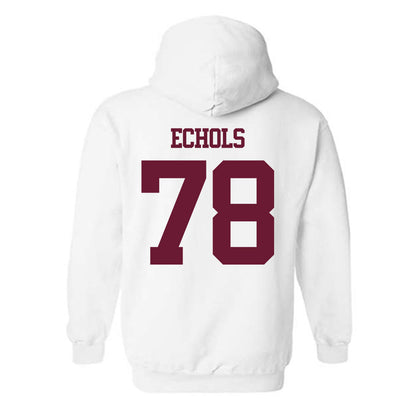 Texas A&M - NCAA Football : Coen Echols - Statement Shersey Hooded Sweatshirt-1
