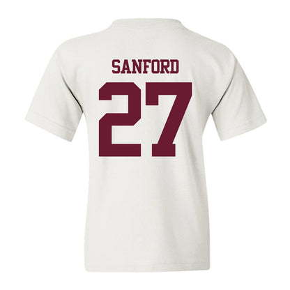 Texas A&M - NCAA Football : Daymion Sanford - Statement Shersey Youth T-Shirt-1