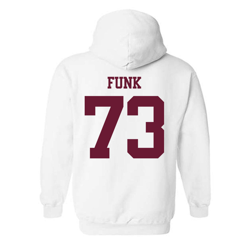 Texas A&M - NCAA Football : Ashton Funk - Statement Shersey Hooded Sweatshirt-1