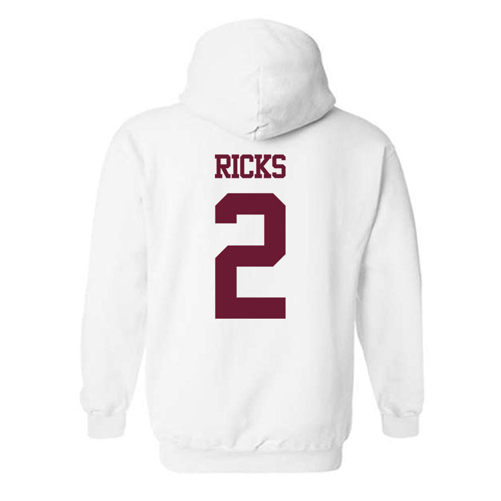 Texas A&M - NCAA Football : Dezz Ricks - Statement Shersey Hooded Sweatshirt-1