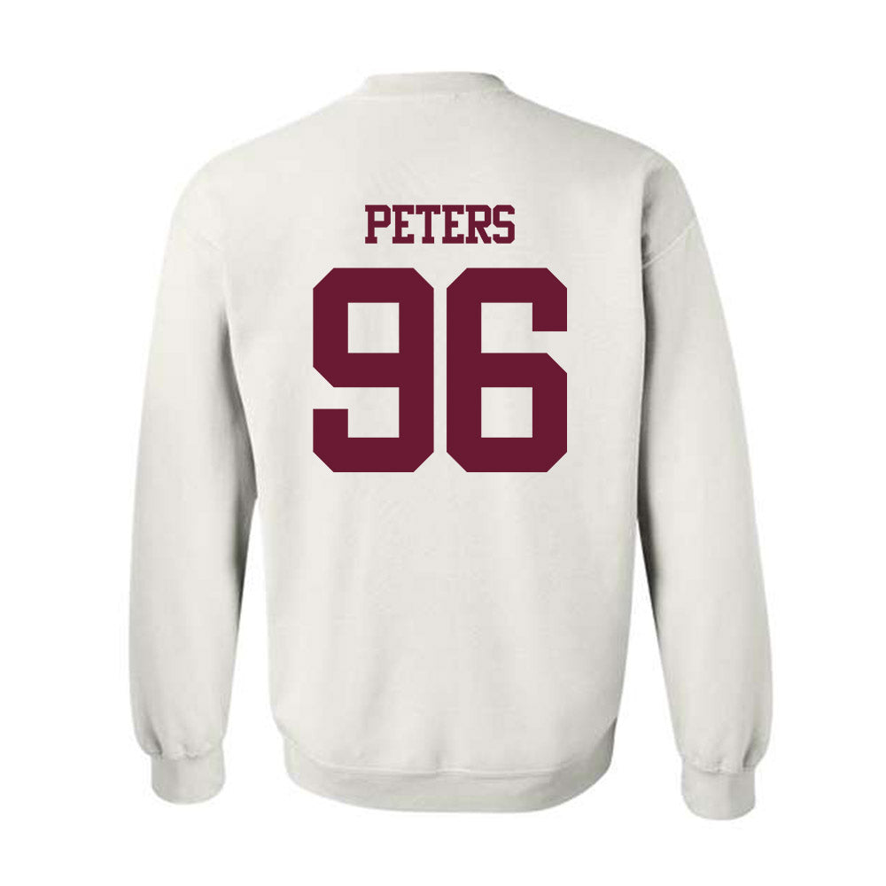 Texas A&M - NCAA Football : Waylon Peters - Statement Shersey Crewneck Sweatshirt-1