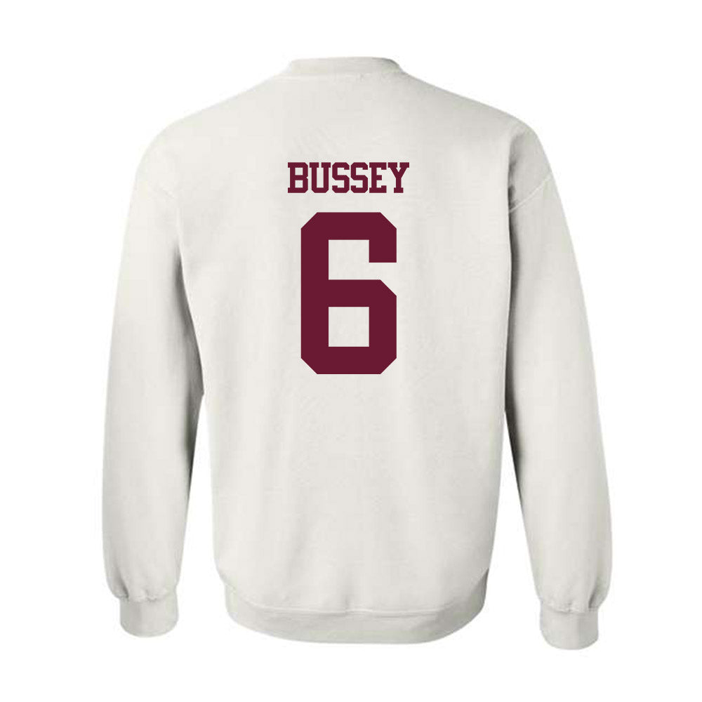 Texas A&M - NCAA Football : Terry Bussey - Statement Shersey Crewneck Sweatshirt-1