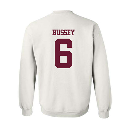 Texas A&M - NCAA Football : Terry Bussey - Statement Shersey Crewneck Sweatshirt-1