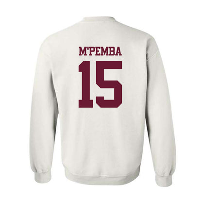 Texas A&M - NCAA Football : Sam M'Pemba - Statement Shersey Crewneck Sweatshirt-1