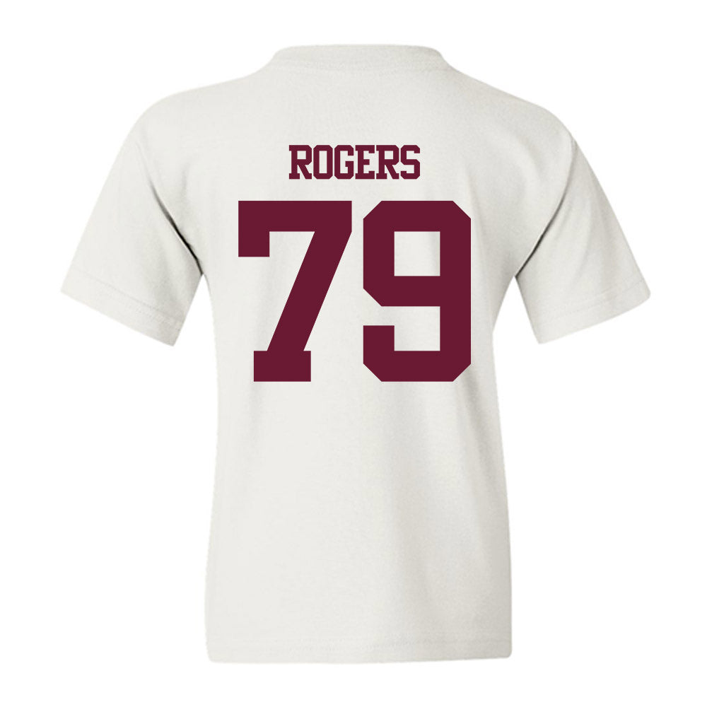 Texas A&M - NCAA Football : Lamont Rogers - Statement Shersey Youth T-Shirt-1