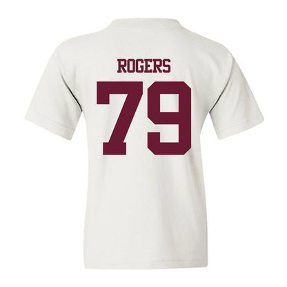 Texas A&M - NCAA Football : Lamont Rogers - Statement Shersey Youth T-Shirt-1