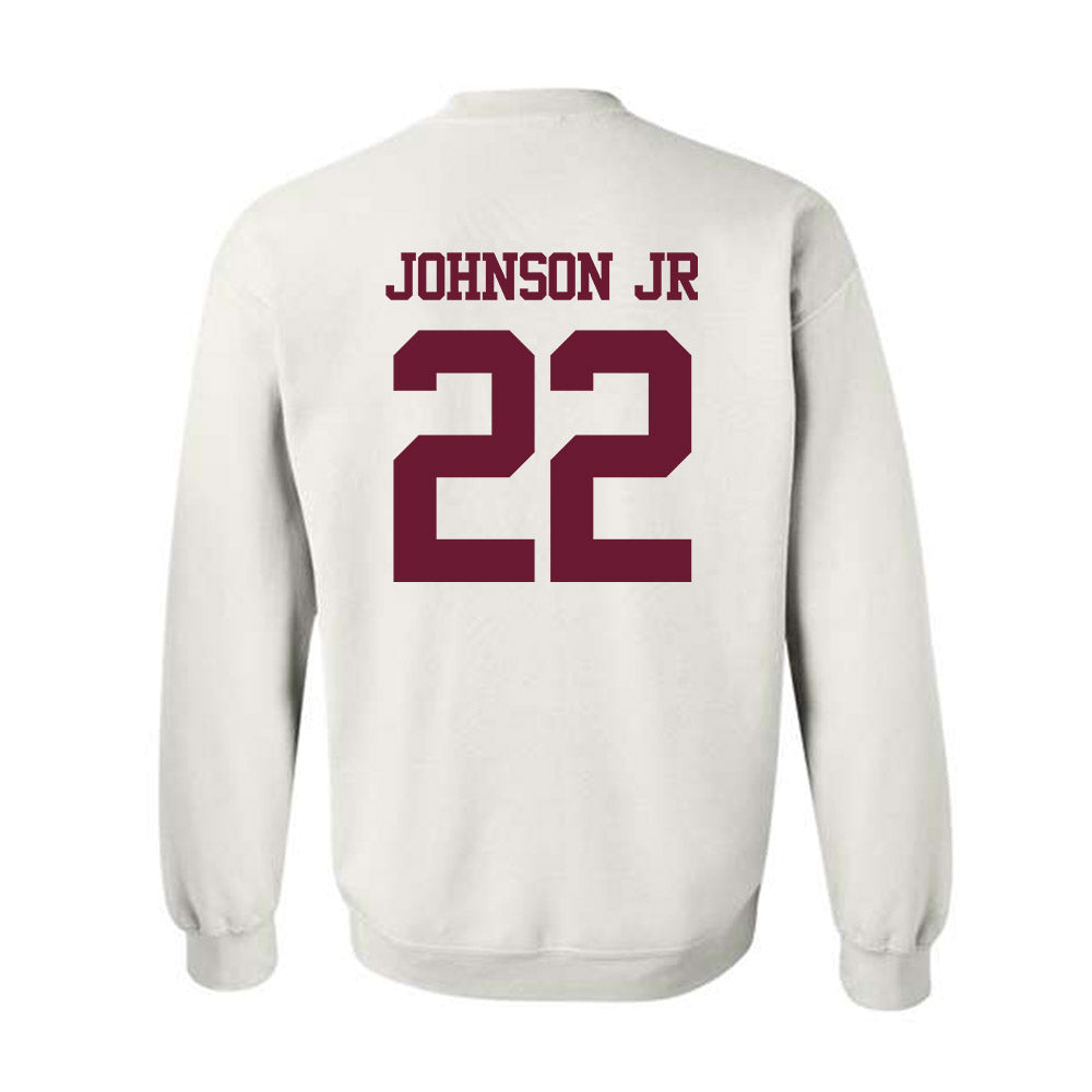 Texas A&M - NCAA Football : Rashad "Tom Tom" Johnson Jr - Statement Shersey Crewneck Sweatshirt-1
