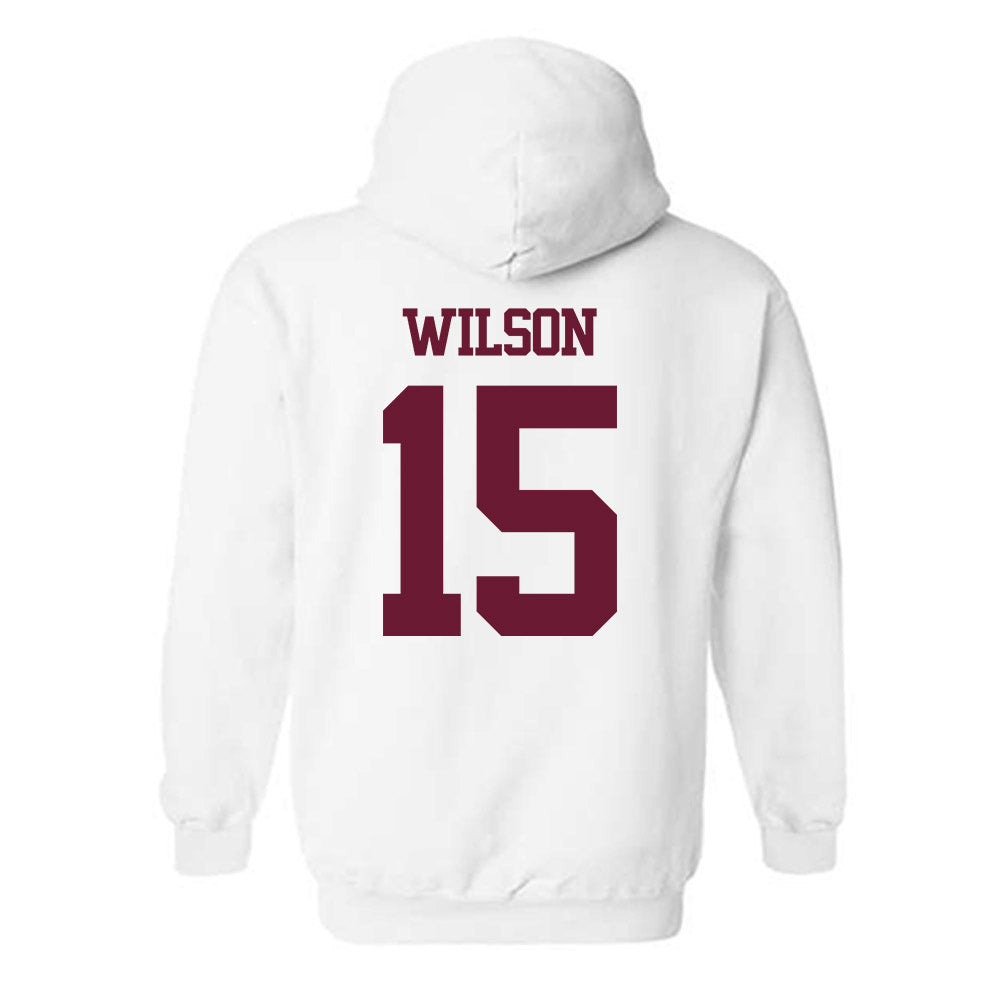 Texas A&M - NCAA Football : Tylan Wilson - Statement Shersey Hooded Sweatshirt-1