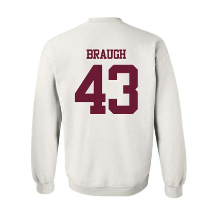 Texas A&M - NCAA Football : Carter Braugh - Statement Shersey Crewneck Sweatshirt-1