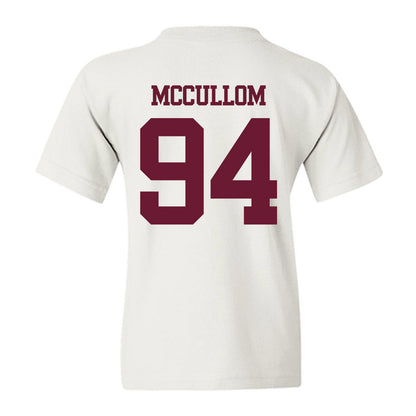 Texas A&M - NCAA Football : Angelo McCullom - Statement Shersey Youth T-Shirt-1
