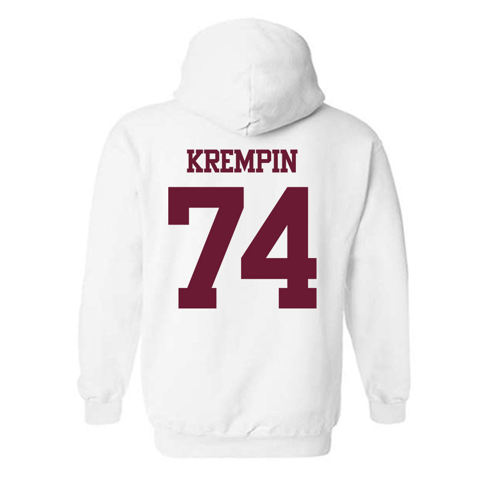 Texas A&M - NCAA Football : Zaden Krempin - Statement Shersey Hooded Sweatshirt-1