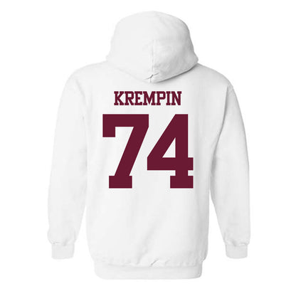 Texas A&M - NCAA Football : Zaden Krempin - Statement Shersey Hooded Sweatshirt-1