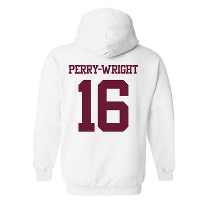 Texas A&M - NCAA Football : Bryce Perry-Wright - Statement Shersey Hooded Sweatshirt-1