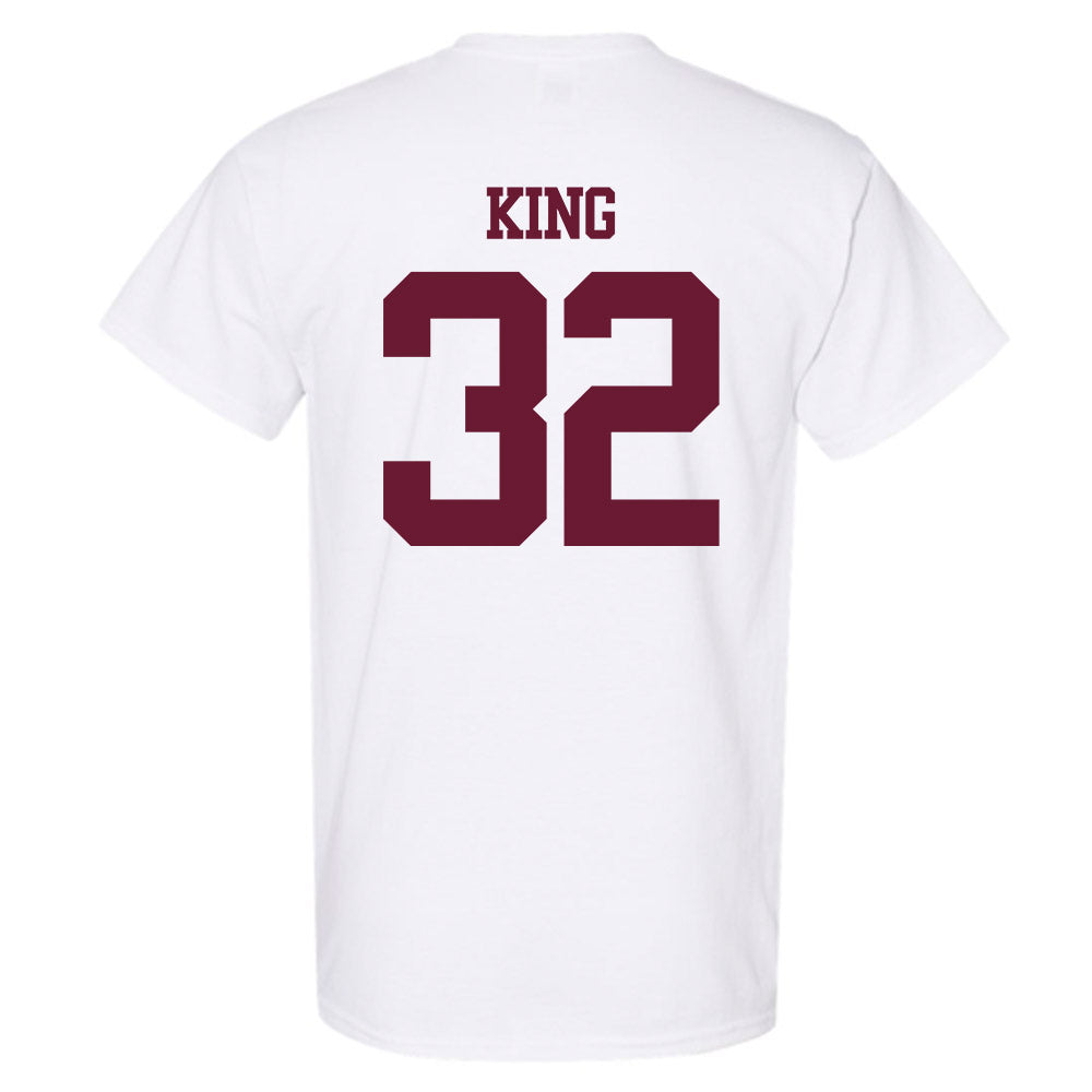 Texas A&M - NCAA Football : Taiyion King - Statement Shersey T-Shirt-1