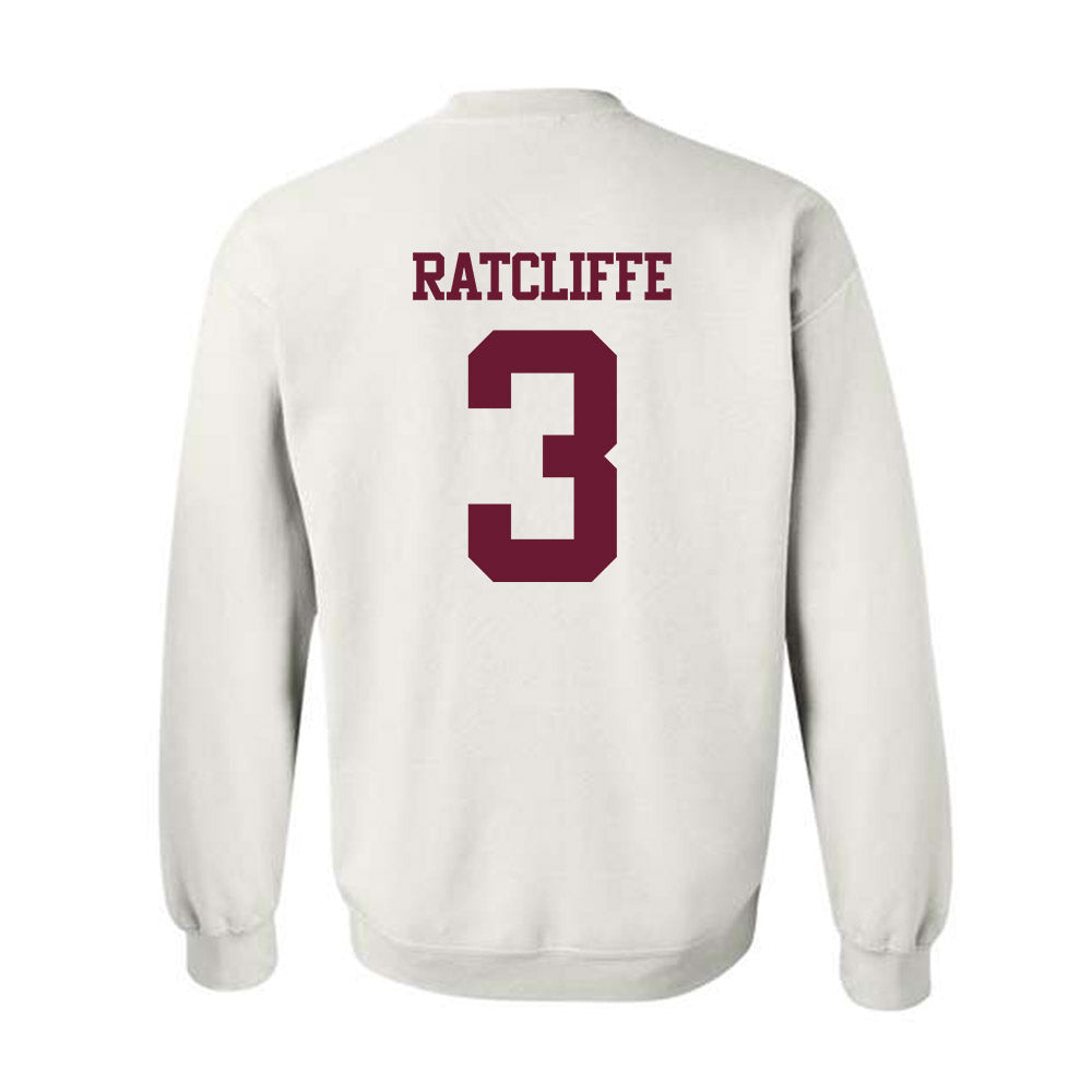 Texas A&M - NCAA Football : Marcus Ratcliffe - Statement Shersey Crewneck Sweatshirt-1