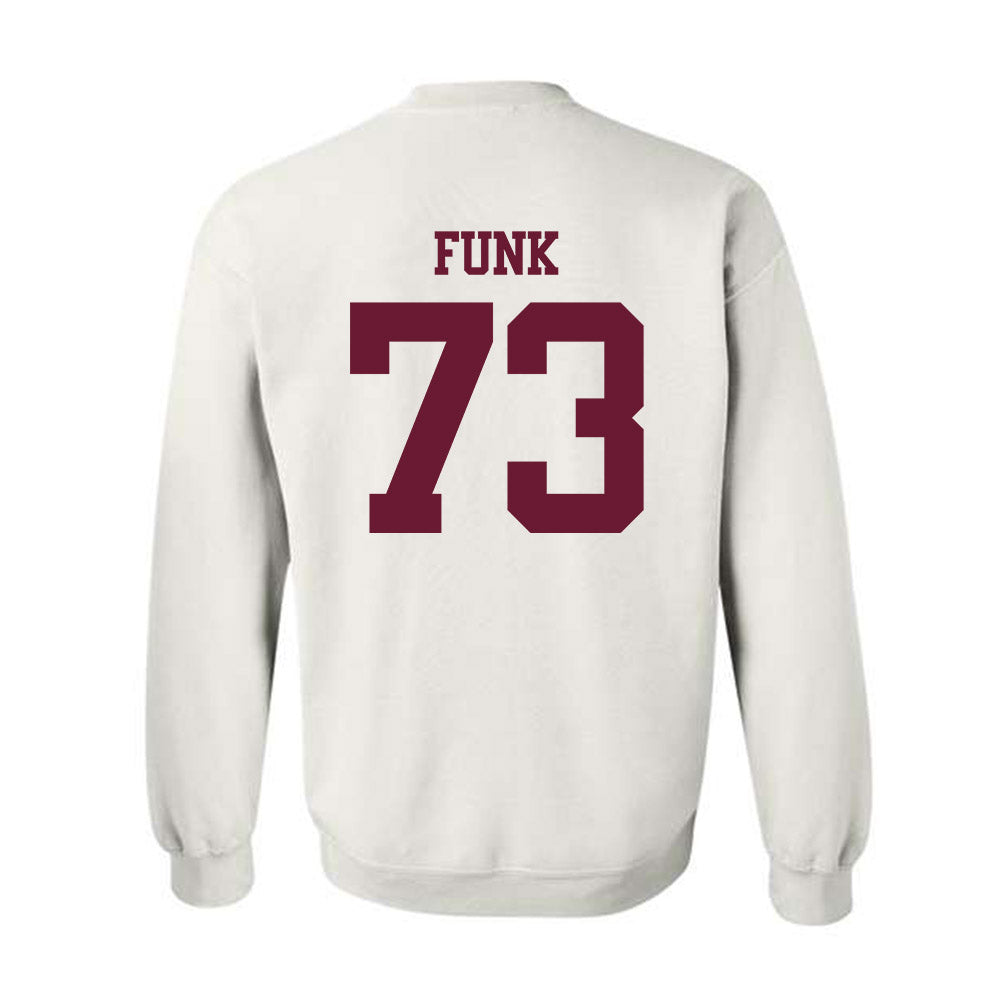 Texas A&M - NCAA Football : Ashton Funk - Statement Shersey Crewneck Sweatshirt-1