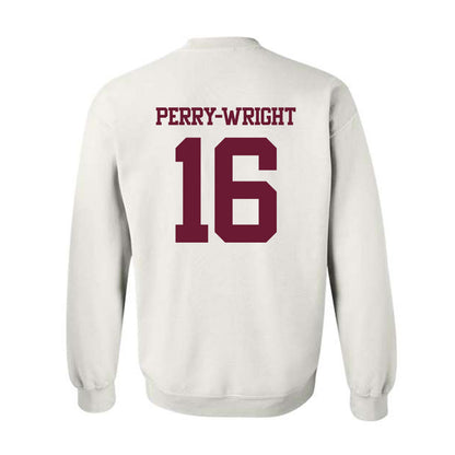 Texas A&M - NCAA Football : Bryce Perry-Wright - Statement Shersey Crewneck Sweatshirt-1