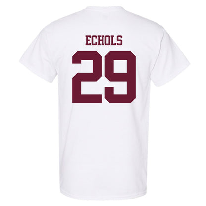 Texas A&M - NCAA Football : Justin Echols - Statement Shersey T-Shirt-1