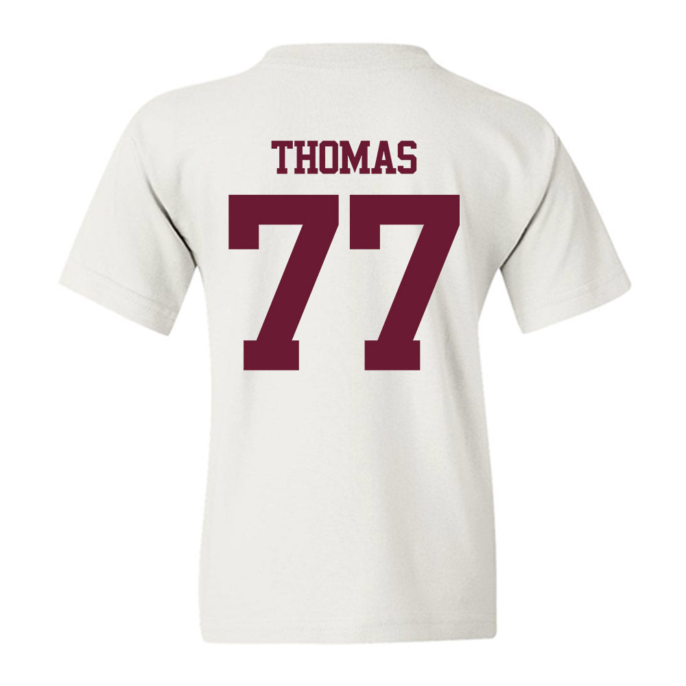 Texas A&M - NCAA Football : Tyler Thomas - Statement Shersey Youth T-Shirt-1