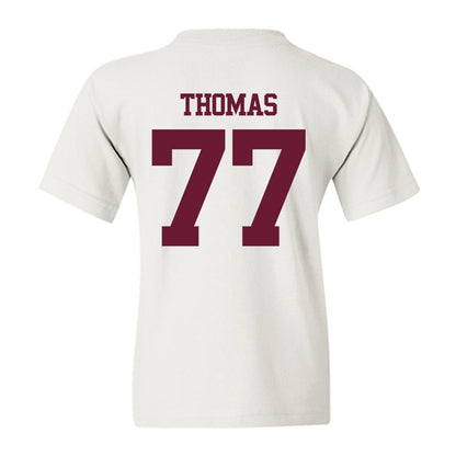 Texas A&M - NCAA Football : Tyler Thomas - Statement Shersey Youth T-Shirt-1