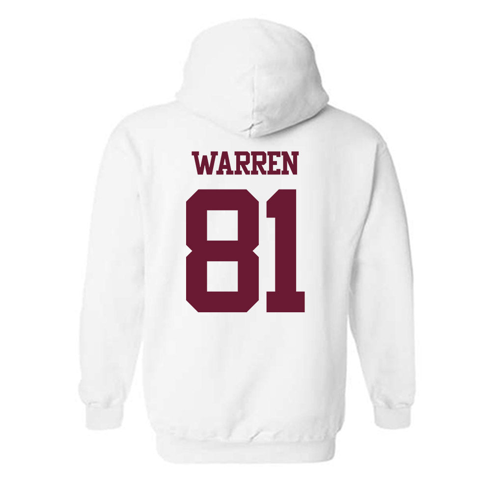 Texas A&M - NCAA Football : Jayden Warren - Statement Shersey Hooded Sweatshirt-1
