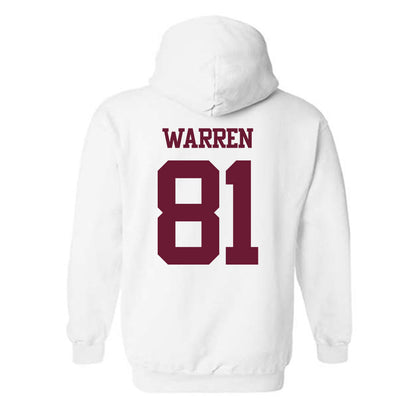 Texas A&M - NCAA Football : Jayden Warren - Statement Shersey Hooded Sweatshirt-1