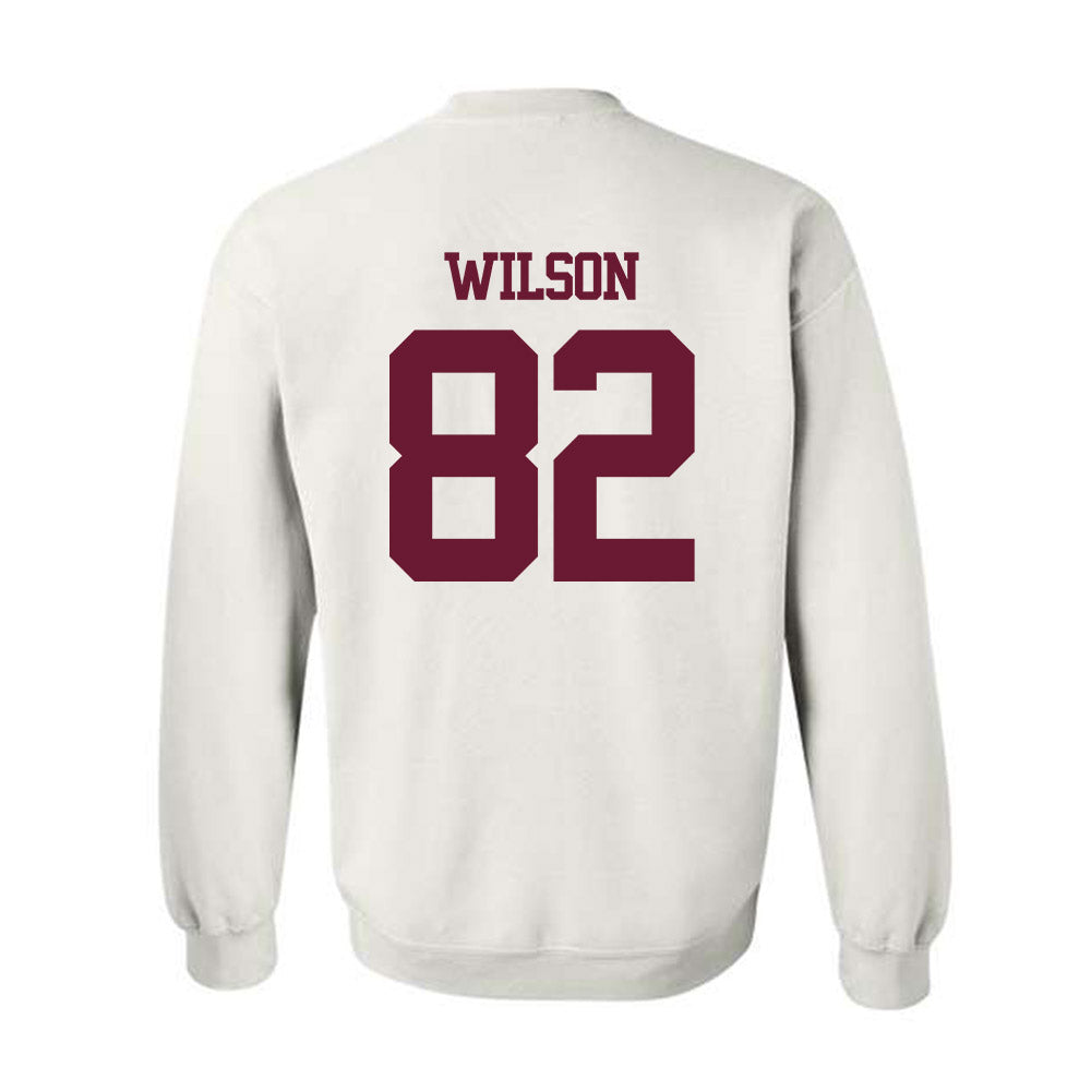 Texas A&M - NCAA Football : Jonah Wilson - Statement Shersey Crewneck Sweatshirt-1