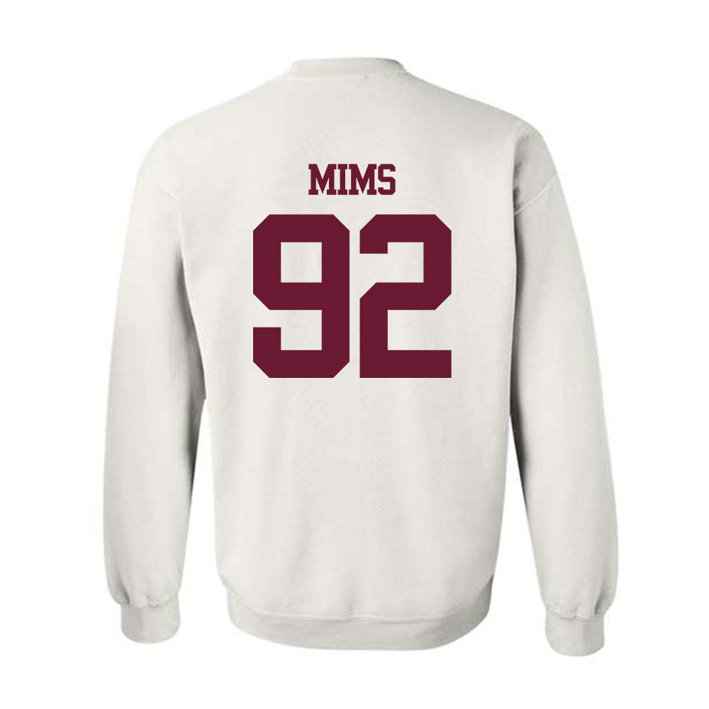 Texas A&M - NCAA Football : CJ Mims - Statement Shersey Crewneck Sweatshirt-1