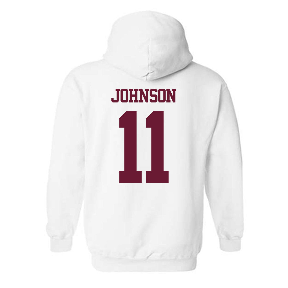 Texas A&M - NCAA Football : Kelshaun Johnson - Statement Shersey Hooded Sweatshirt-1