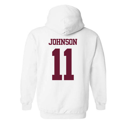 Texas A&M - NCAA Football : Kelshaun Johnson - Statement Shersey Hooded Sweatshirt-1