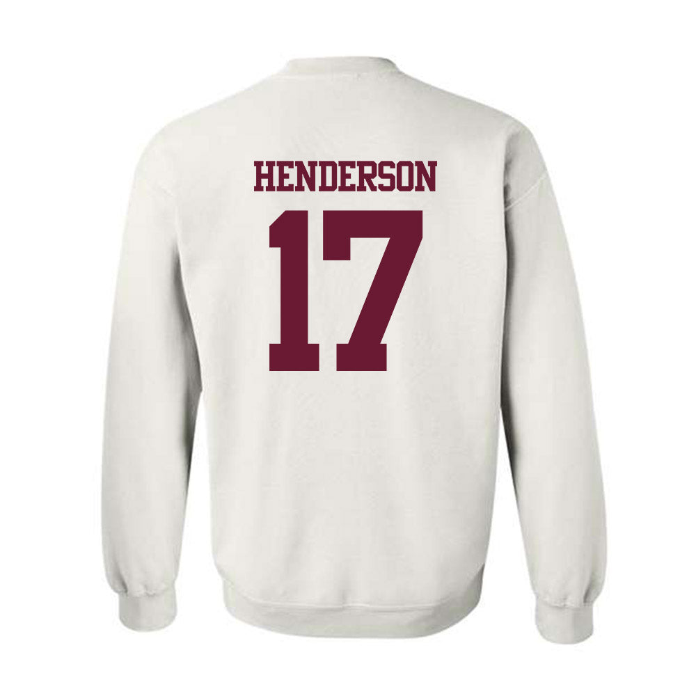 Texas A&M - NCAA Football : Ryan Henderson - Statement Shersey Crewneck Sweatshirt-1