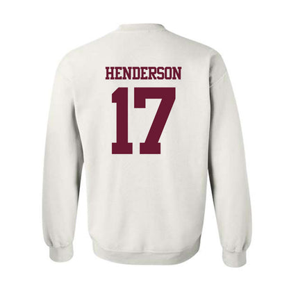 Texas A&M - NCAA Football : Ryan Henderson - Statement Shersey Crewneck Sweatshirt-1