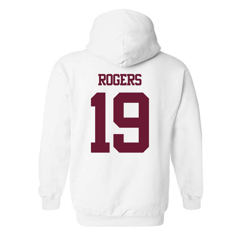 Texas A&M - NCAA Football : Bravion Rogers - Statement Shersey Hooded Sweatshirt-1