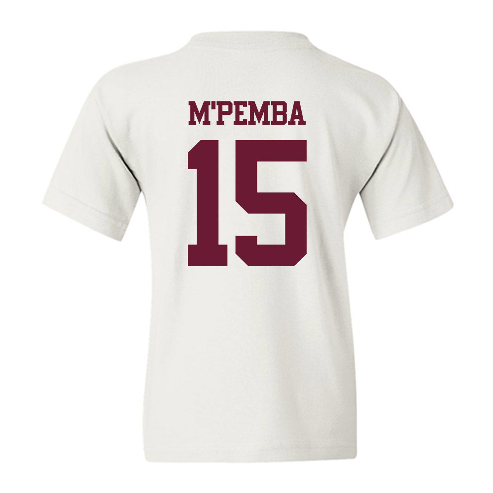 Texas A&M - NCAA Football : Sam M'Pemba - Statement Shersey Youth T-Shirt-1