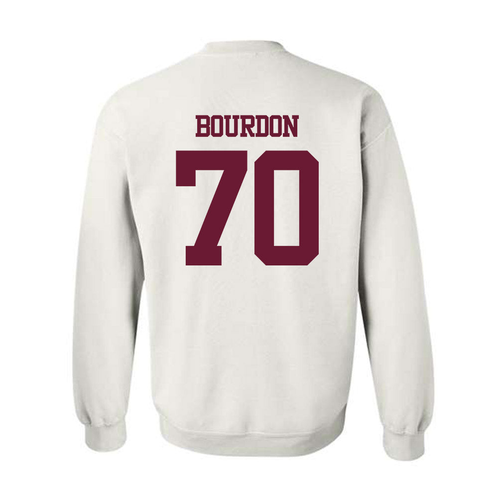 Texas A&M - NCAA Football : Robert Bourdon - Statement Shersey Crewneck Sweatshirt-1