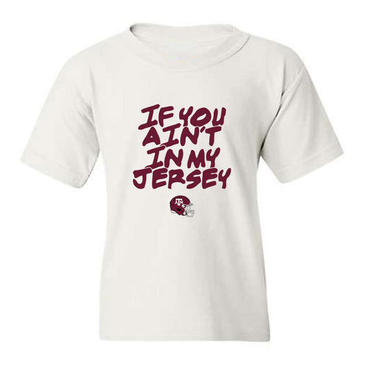 Texas A&M - NCAA Football : Bryce Perry-Wright - Statement Shersey Youth T-Shirt-0