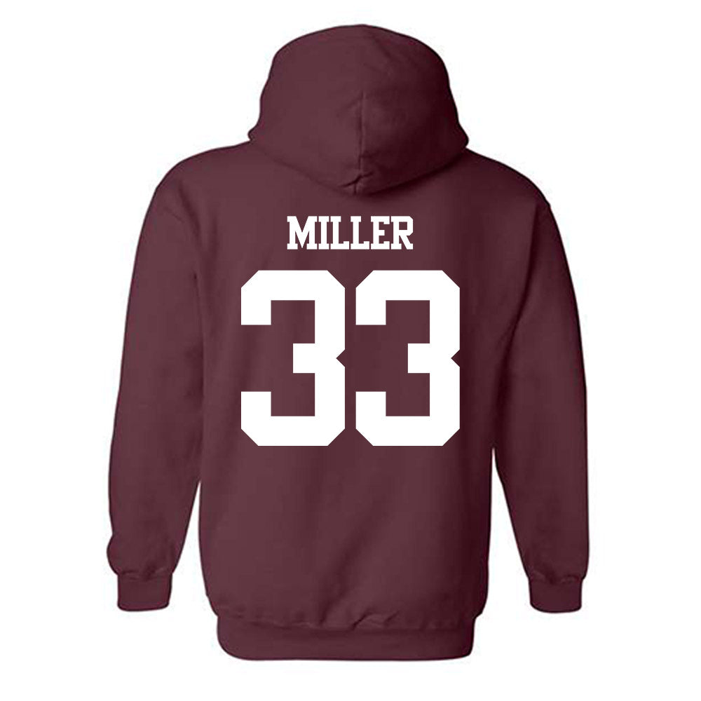 Texas A&M - NCAA Football : Storm Miller - Statement Shersey Hooded Sweatshirt-1