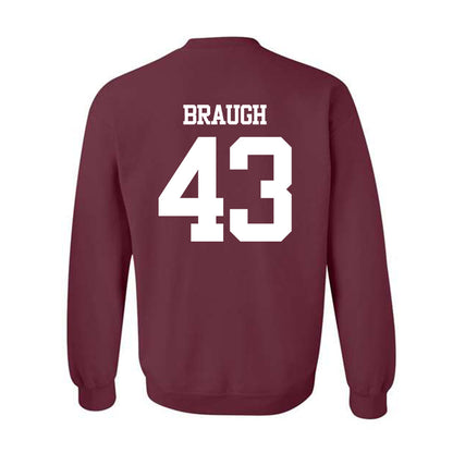 Texas A&M - NCAA Football : Carter Braugh - Statement Shersey Crewneck Sweatshirt-1