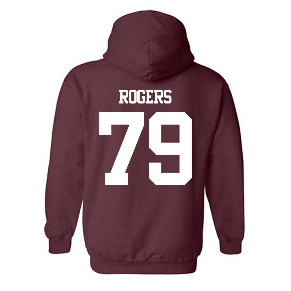 Texas A&M - NCAA Football : Lamont Rogers - Statement Shersey Hooded Sweatshirt-1