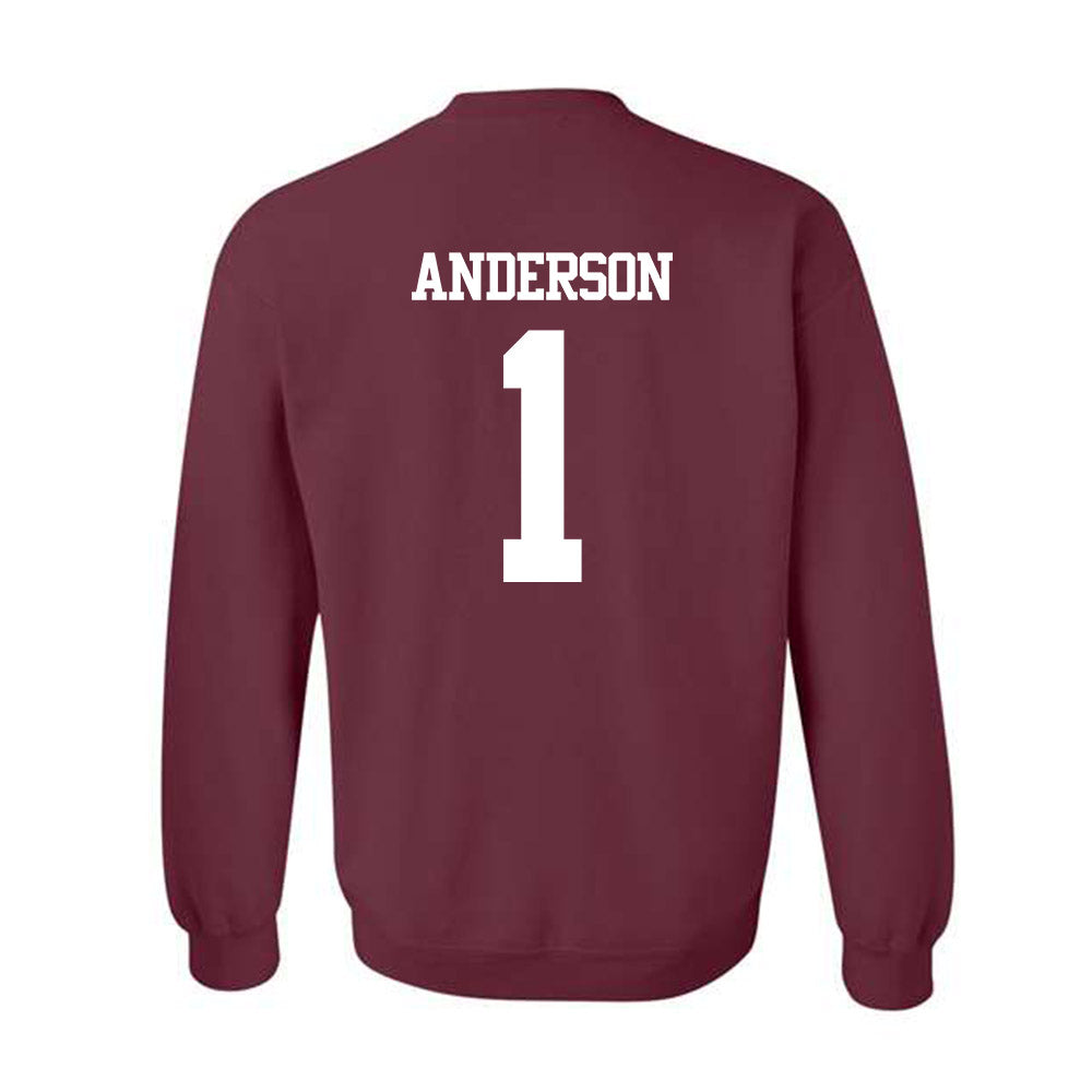 Texas A&M - NCAA Football : Bryce Anderson - Statement Shersey Crewneck Sweatshirt-1