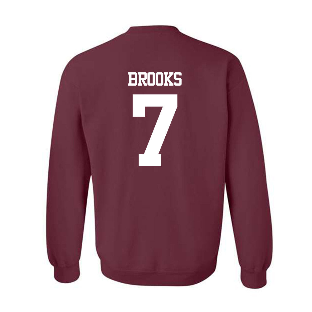 Texas A&M - NCAA Football : Dalton Brooks - Statement Shersey Crewneck Sweatshirt-1