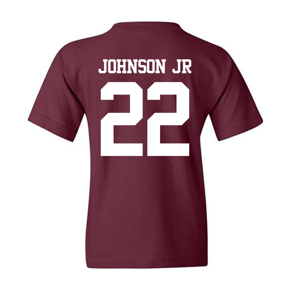 Texas A&M - NCAA Football : Rashad "Tom Tom" Johnson Jr - Statement Shersey Youth T-Shirt-1
