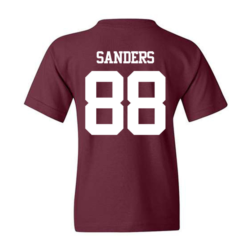 Texas A&M - NCAA Football : DJ Sanders - Statement Shersey Youth T-Shirt-1