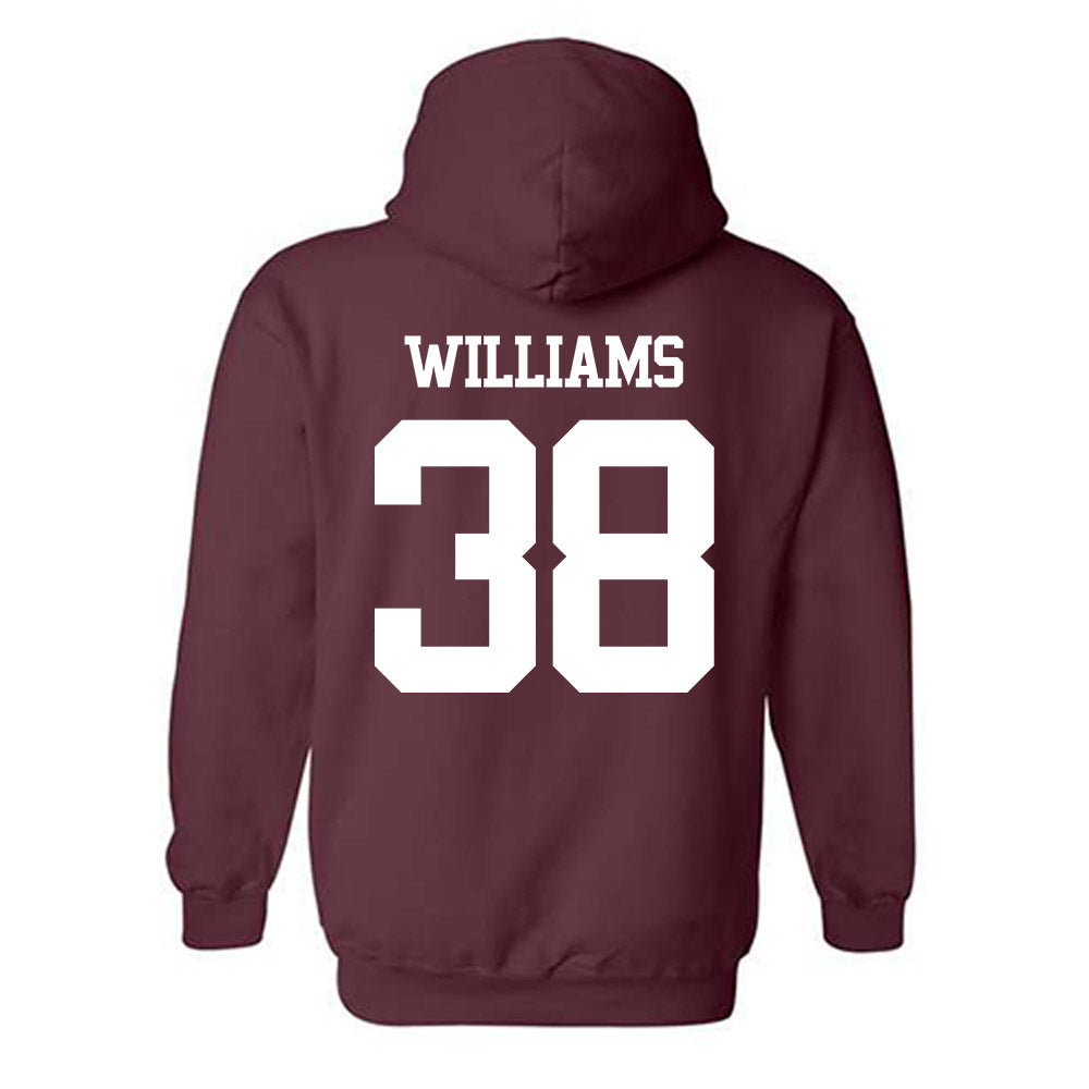 Texas A&M - NCAA Football : Whitaker Williams - Statement Shersey Hooded Sweatshirt-1