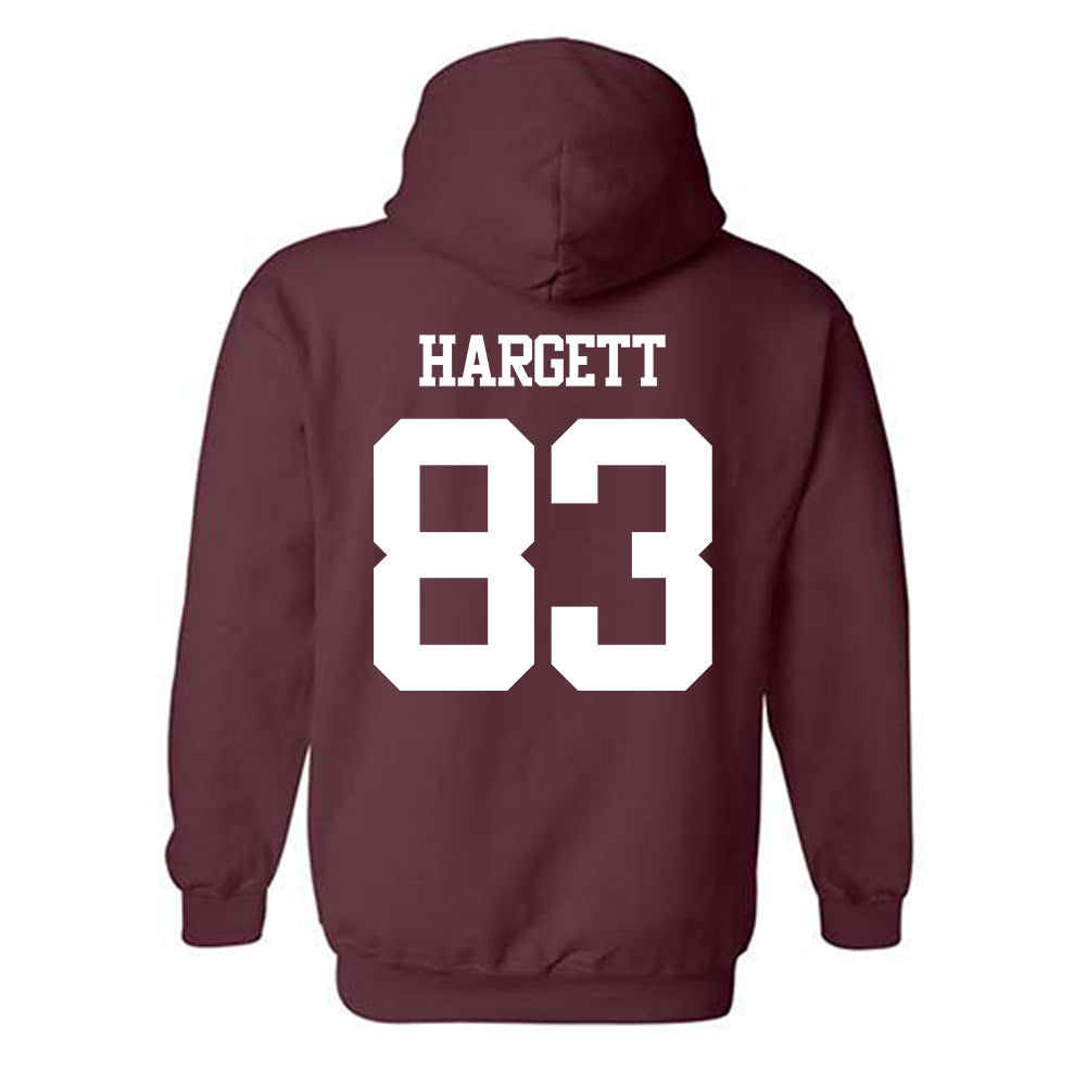 Texas A&M - NCAA Football : Will Hargett - Statement Shersey Hooded Sweatshirt-1